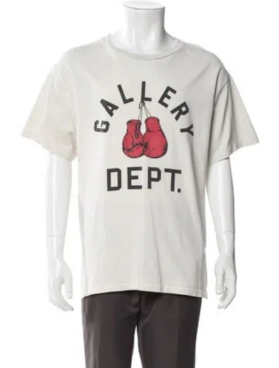 Pre-owned Gallery Dept. Boxing Graphic Print T-shirt In Neutral