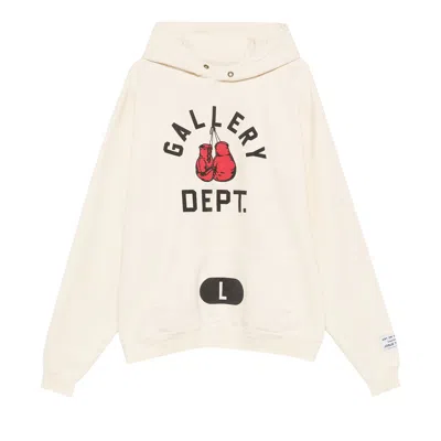 Pre-owned Gallery Dept. Boxing Merch Hoodie 'cream' | Men's Size L