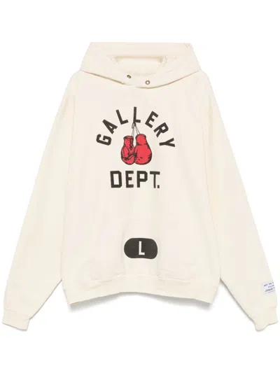 Gallery Dept. Boxing Merch Hoodie In Neutrals