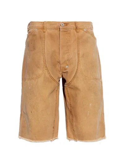 Gallery Dept. Branko Paint-splatter Shorts In Brown