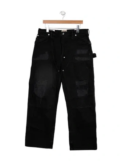 Pre-owned Gallery Dept. Branko Straight-leg Jeans W/ Tags In Black