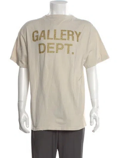 Pre-owned Gallery Dept. Breaking News Graphic Print T-shirt In Gray