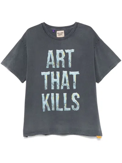 Gallery Dept. Broken Art T-shirt In Grey