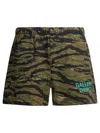 Gallery Dept. Printed Elasticated Shorts In Green