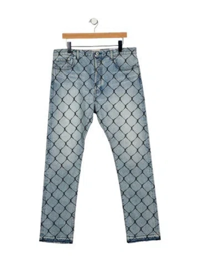 Pre-owned Gallery Dept. Cage 5001 Skinny Jeans In Blue