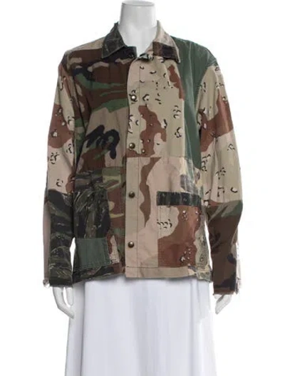 Pre-owned Gallery Dept. Camo Logo Printed Shirt In Multi