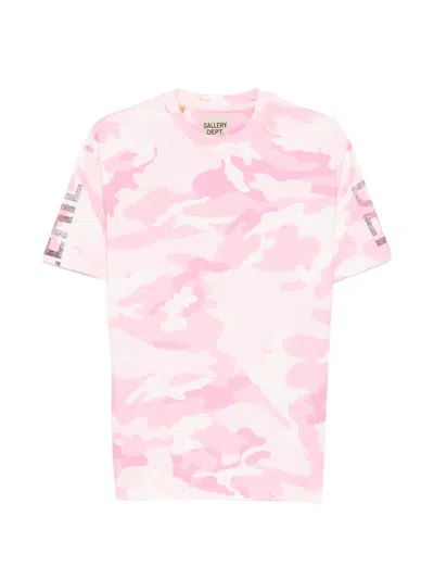 Gallery Dept. Mens Pink Camo French Collector Camo Cotton-jersey T-shirt Xl In Multi