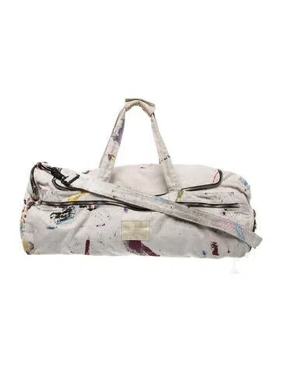 Pre-owned Gallery Dept. Canvas Weekender Bag In Neutrals