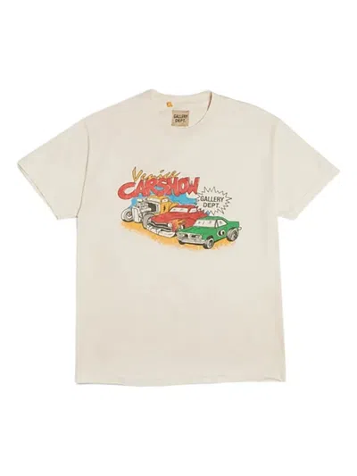 Gallery Dept. Car-show Graphic-print T-shirt In Gray