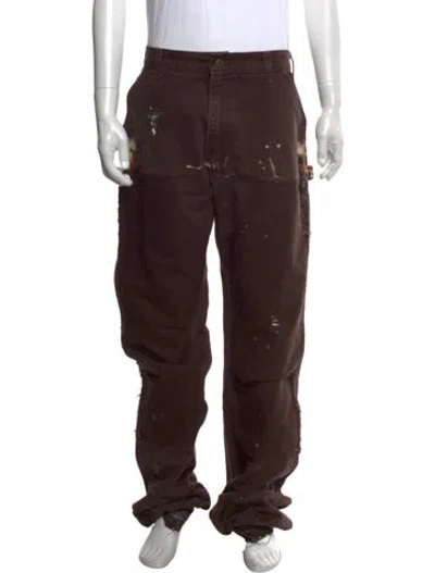 Pre-owned Gallery Dept. Carpenter Flare Pants In Brown