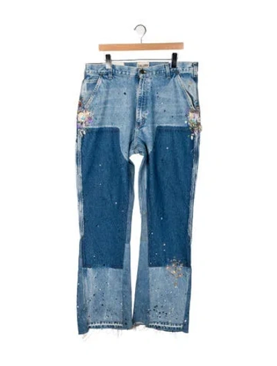 Pre-owned Gallery Dept. Carpenter Flare Relaxed Fit Jeans In Blue