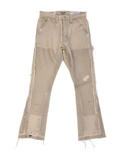 Pre-owned Gallery Dept. Carpenter Flare Wide Leg Pants In Neutrals