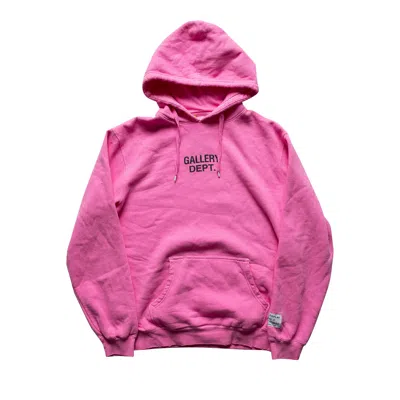 Pre-owned Gallery Dept. Center Logo Hoodie 'pink' | Men's Size Xxl
