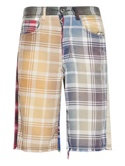 Gallery Dept. Check Shorts In Multi