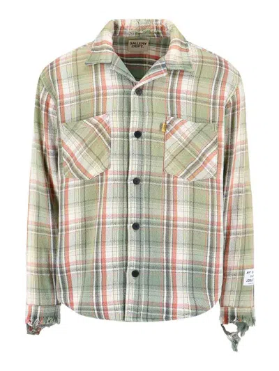 Gallery Dept. Checked Shirt In Green