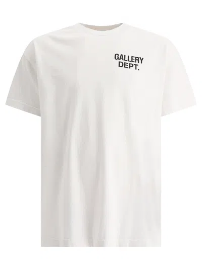 Gallery Dept. Gallery Dept Mens White French Branded-print Cotton-jersey T-shirt