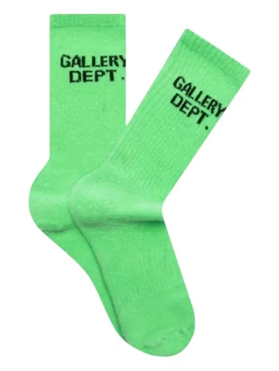 Gallery Dept. Clean Socks - Fluorescent Blue In Green