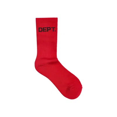 Pre-owned Gallery Dept. Clean Socks 'red' | Men's Size Onesize