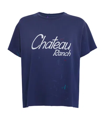 Gallery Dept. Cotton Chateau Ranch T-shirt In Blue