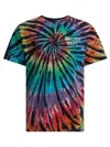 Gallery Dept. Multicolor Tie-dye T-shirt With Logo Prints In Multi