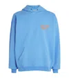 Gallery Dept. Cotton Logo 90s Hoodie In Blue