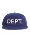 Gallery Dept. Cotton Logo Baseball Cap In Blue