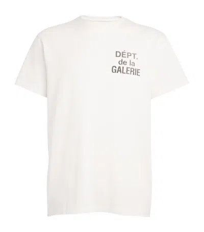 Gallery Dept. Cotton Logo T-shirt In White