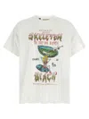 Gallery Dept. Dont Die Graphic Text Crew Neck T-shirt In White