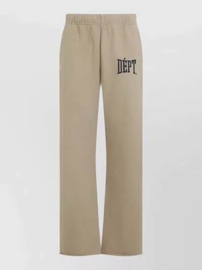 Gallery Dept. Cotton Sweatpants Wide Leg Elastic Waist In Neutral