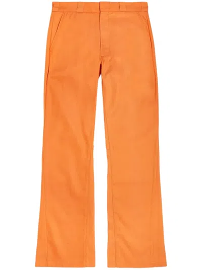 Gallery Dept. Cotton-twill Flared Chinos In Orange