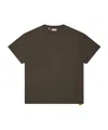 Gallery Dept. Logo-print Washed-effect T-shirt In Brown