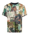 Gallery Dept. Crew Neck T-shirt In Multi