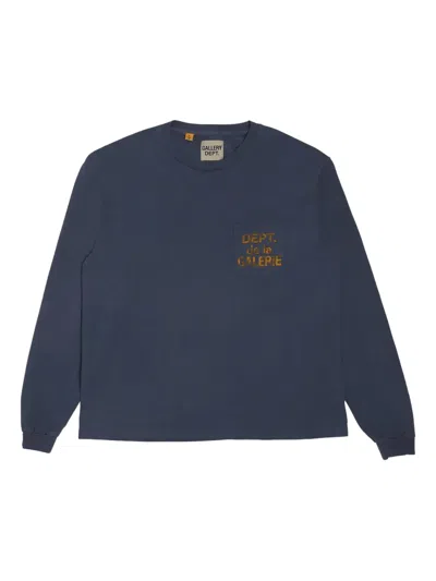 Gallery Dept. De La Galerie Long-sleeve T-shirt In Blue