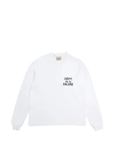 Gallery Dept. De La Galerie Long-sleeve T-shirt In White