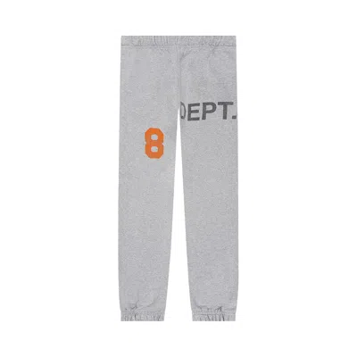 Pre-owned Gallery Dept. Deep Logo Sweatpants 'heather Grey'