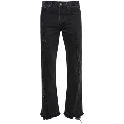 Gallery Dept. Denim Bootcut Jeans In Black