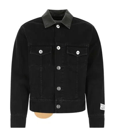 Gallery Dept. Denim Coat In Black