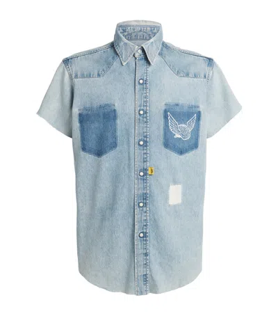 Gallery Dept. Denim Jesse Shirt In Blue