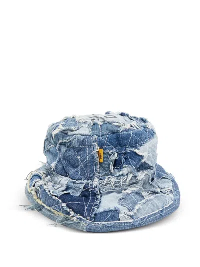 Pre-owned Gallery Dept. Denim-patchwork Bucket Hat In Blue