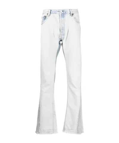 GALLERY DEPT. DENIM TROUSERS WITH LA FLARE LOGO