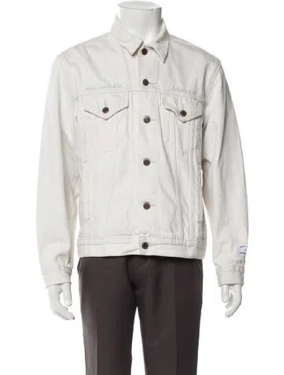 Pre-owned Gallery Dept. Denim Trucker Denim Jacket In Neutral