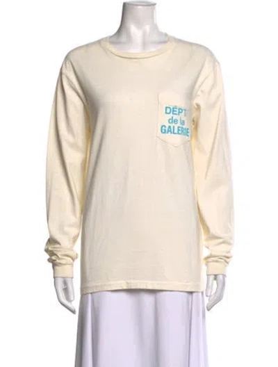 Pre-owned Gallery Dept. Dept De La Galerie Graphic Print Sweatshirt In Neutrals