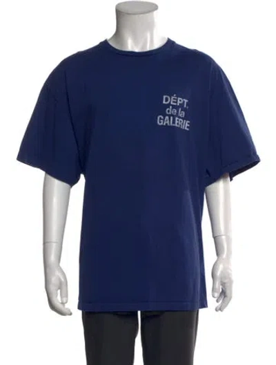Pre-owned Gallery Dept. Dept De La Galerie Graphic Print T-shirt In Blue
