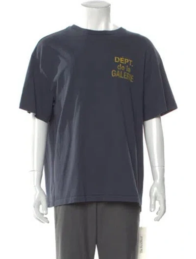 Pre-owned Gallery Dept. Dept. De La Galerie Graphic Print T-shirt In Blue