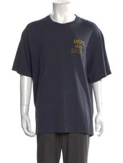 Pre-owned Gallery Dept. Dept De La Galerie Graphic Print T-shirt In Blue