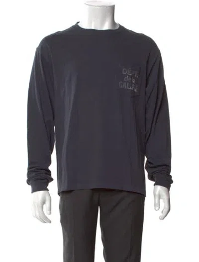 Pre-owned Gallery Dept. Dept De La Galerie Graphic Print T-shirt W/ Tags In Blue