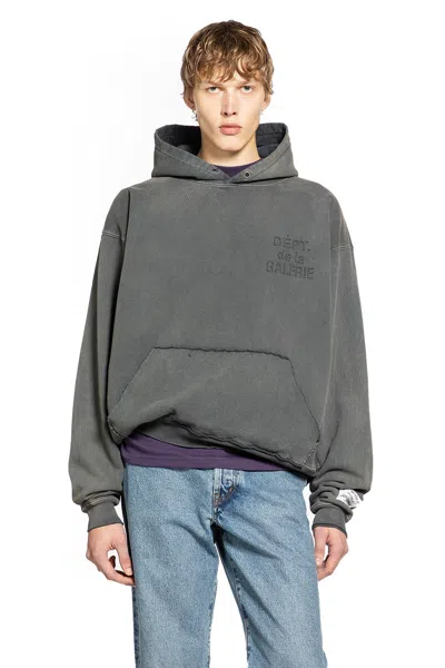 Gallery Dept. Dept Embossed Logo Hoodie In Gray
