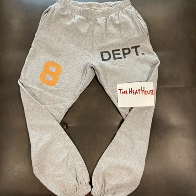 Pre-owned Gallery Dept. . Dept Logo 8 Sweatpants In Gray
