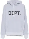 Gallery Dept. Light Grey Hooded Sweatshirt With Bold Graphic Print In Grey