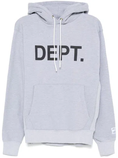 Gallery Dept. Logo-print Hoodie In Grey